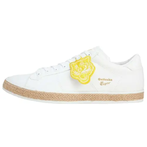 Onitsuka Tiger LawnShip Abrasion Resistant Balance Low top Skateboard Shoes Unisex White Yellow