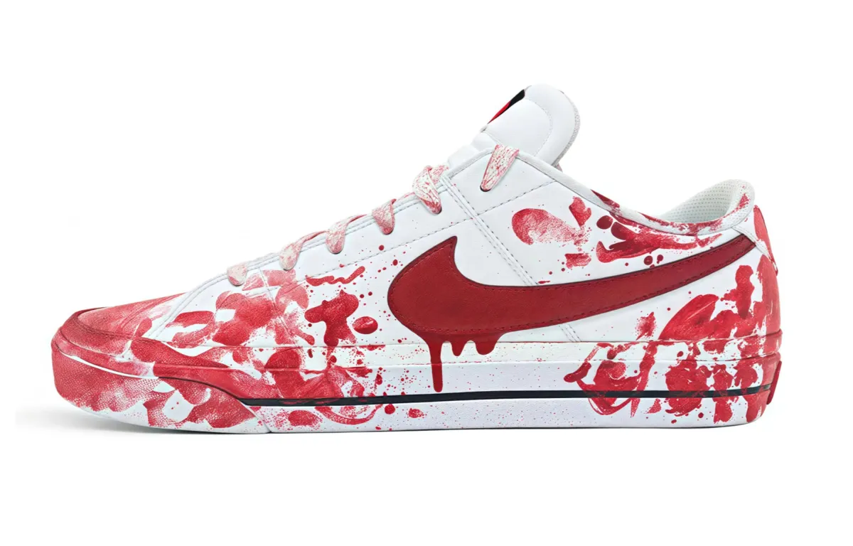 Nike Court Legacy Low top Skateboard Shoes Unisex Red White