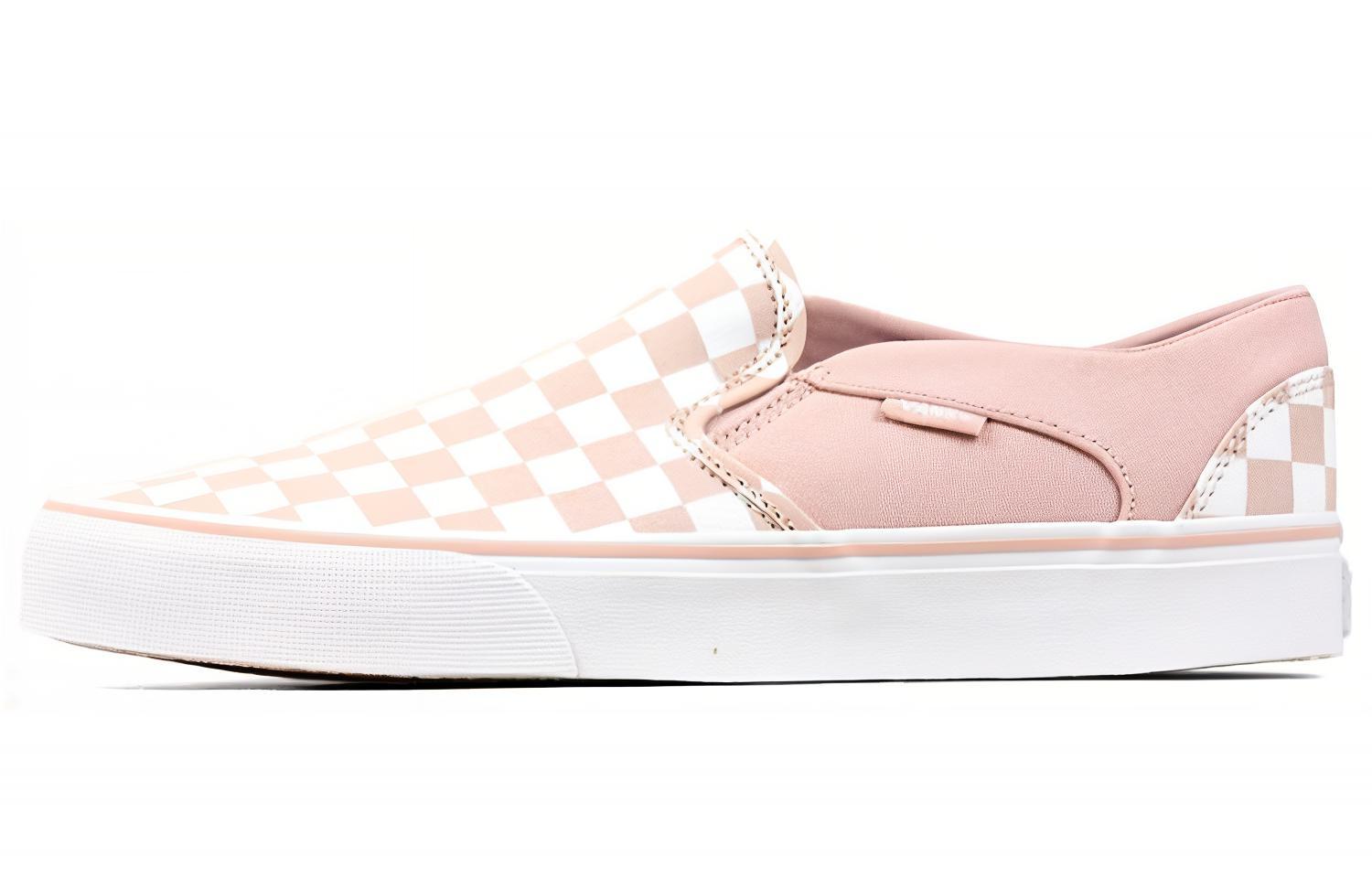 Asher Wmns Vans 'Checkerboard - Sepia Rose' Women's