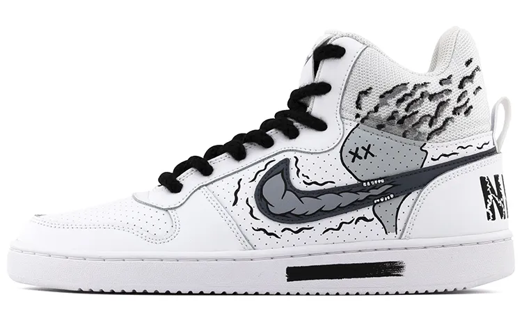 Nike Court Borough Slip Resistant Cushioning Abrasion Resistant Slip Resistant Cushioning Abrasion Resistant Mid top
