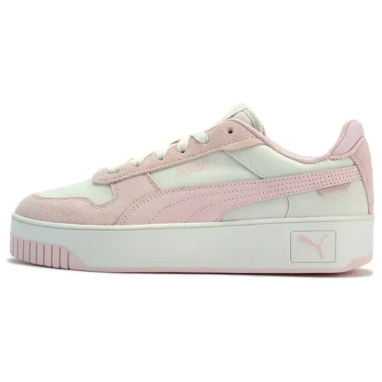 PUMA Carina Street Low top Skateboard Shoes Women's White Pink