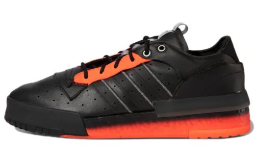 Adidas Originals Rivalry Rm Low Slip Resistant Low top Skateboard Shoes Men's Black Orange