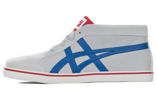 Onitsuka Tiger Renshi Abrasion Resistant Balance Mid top Skateboard Shoes Unisex White Gray