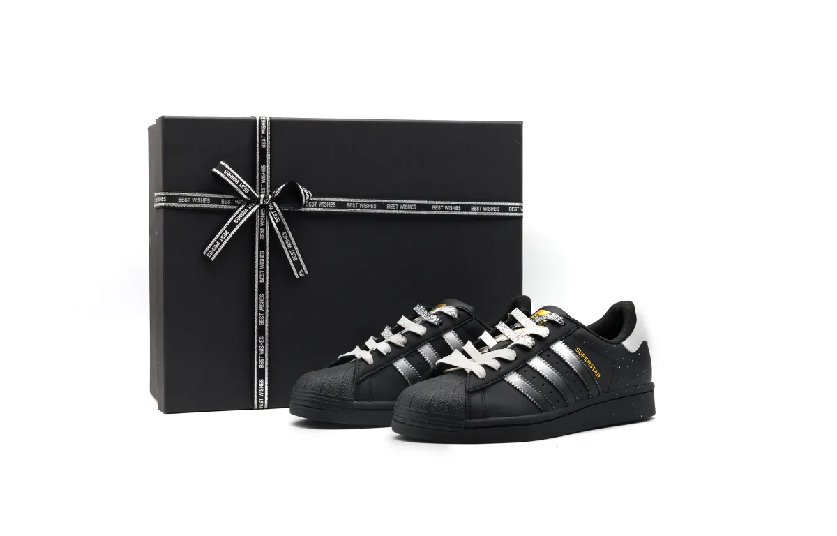 Adidas Originals SUPERSTAR Versatile Low top Skateboard Shoes Unisex Black