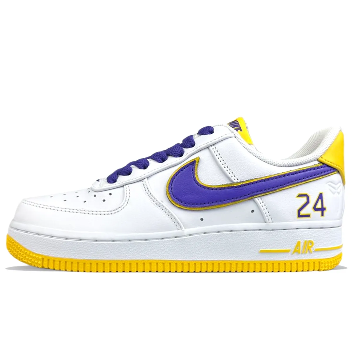 Kobe Bryant x Nike Air Force 1 Slip Resistant Low top Skateboard Shoes Men's Purple