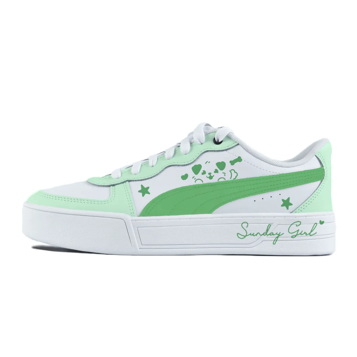 PUMA Skye Abrasion Resistant Balance Low top Skateboard Shoes Women's Turquoise