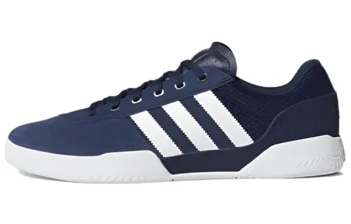 Adidas Originals City Cup Lace Up Abrasion Resistant Low top Skateboard Shoes Men's Blue