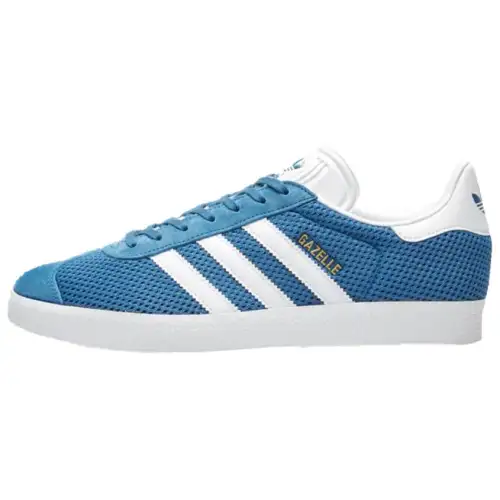 Adidas Originals Gazelle Low top Skateboard Shoes Men's Blue White