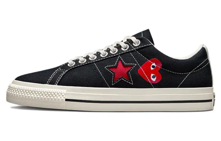 One Star Comme des Garçons Play x One Star Converse 'Black White'