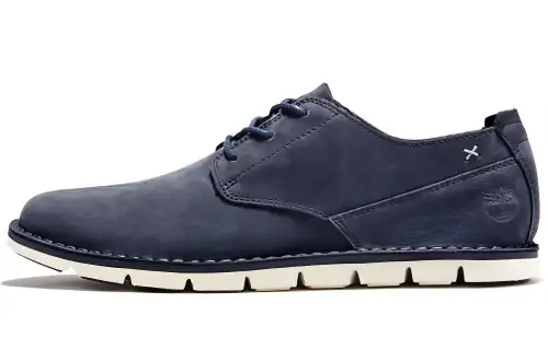 Timberland Tidelands Cow Leather Slip Resistant Cushioning Low top Skateboard Shoes Men's Blue
