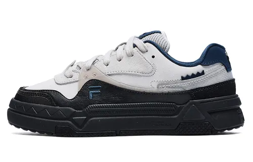 FILA FUSION Bank Skate Shoes 'Black White Navy' Women's