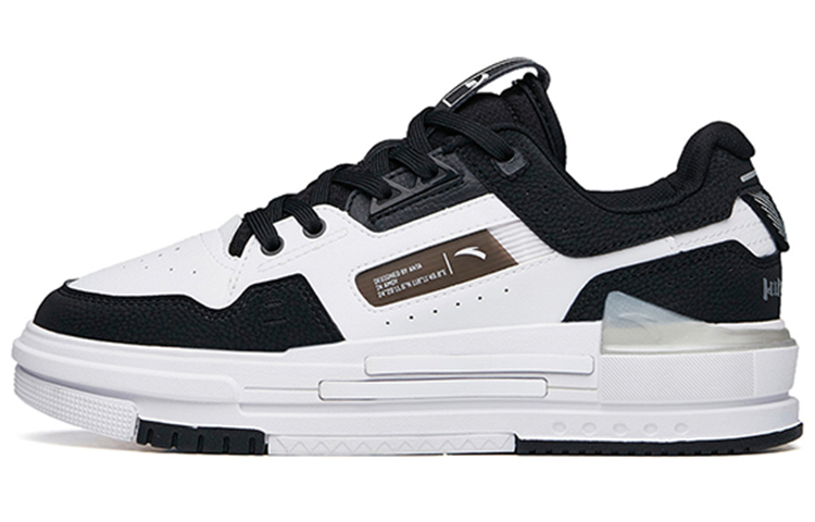 Anta Life Collection Low top Skateboard Shoes Women's Black White