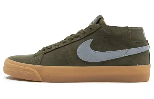 Nike Sb Zoom Blazer Chukka Medium Olive Light Armory Blue