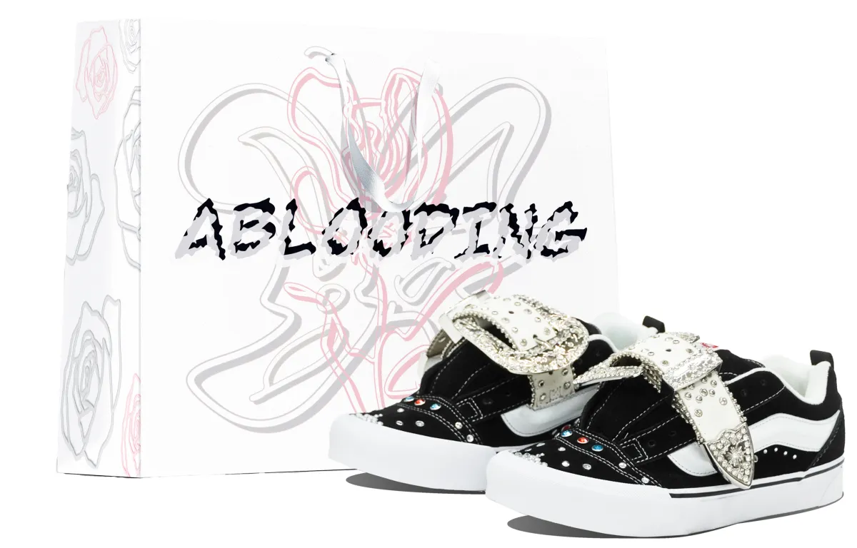 Vans Knu Skool Low top Skateboard Shoes Unisex Black