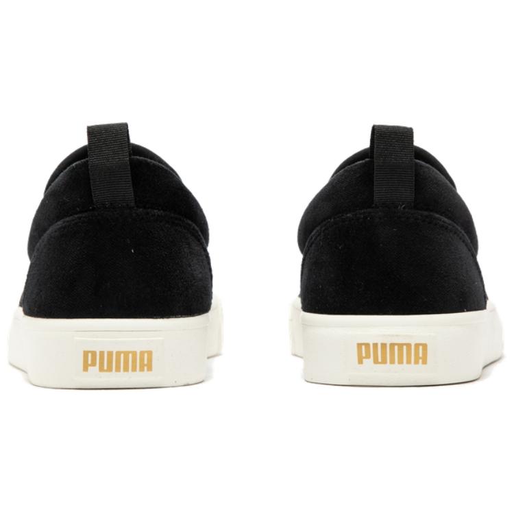Женские кеды PUMA Bari (черно-золотые) — Чёрный / золотой — фото 4