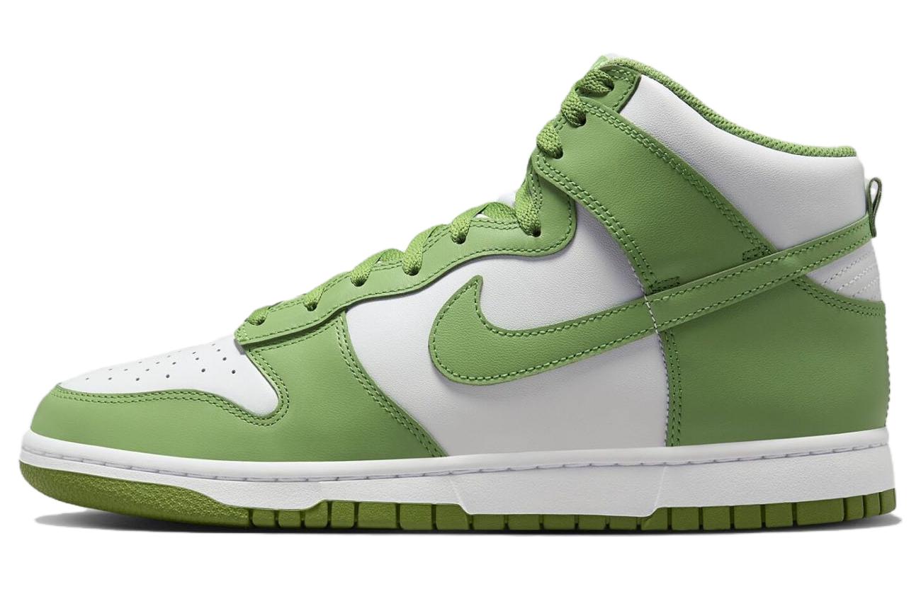 Мужские кроссовки Nike Nike Dunk High (зеленыйбелый)