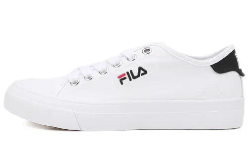 FILA Skateboard Shoes Unisex Low Top White/Black