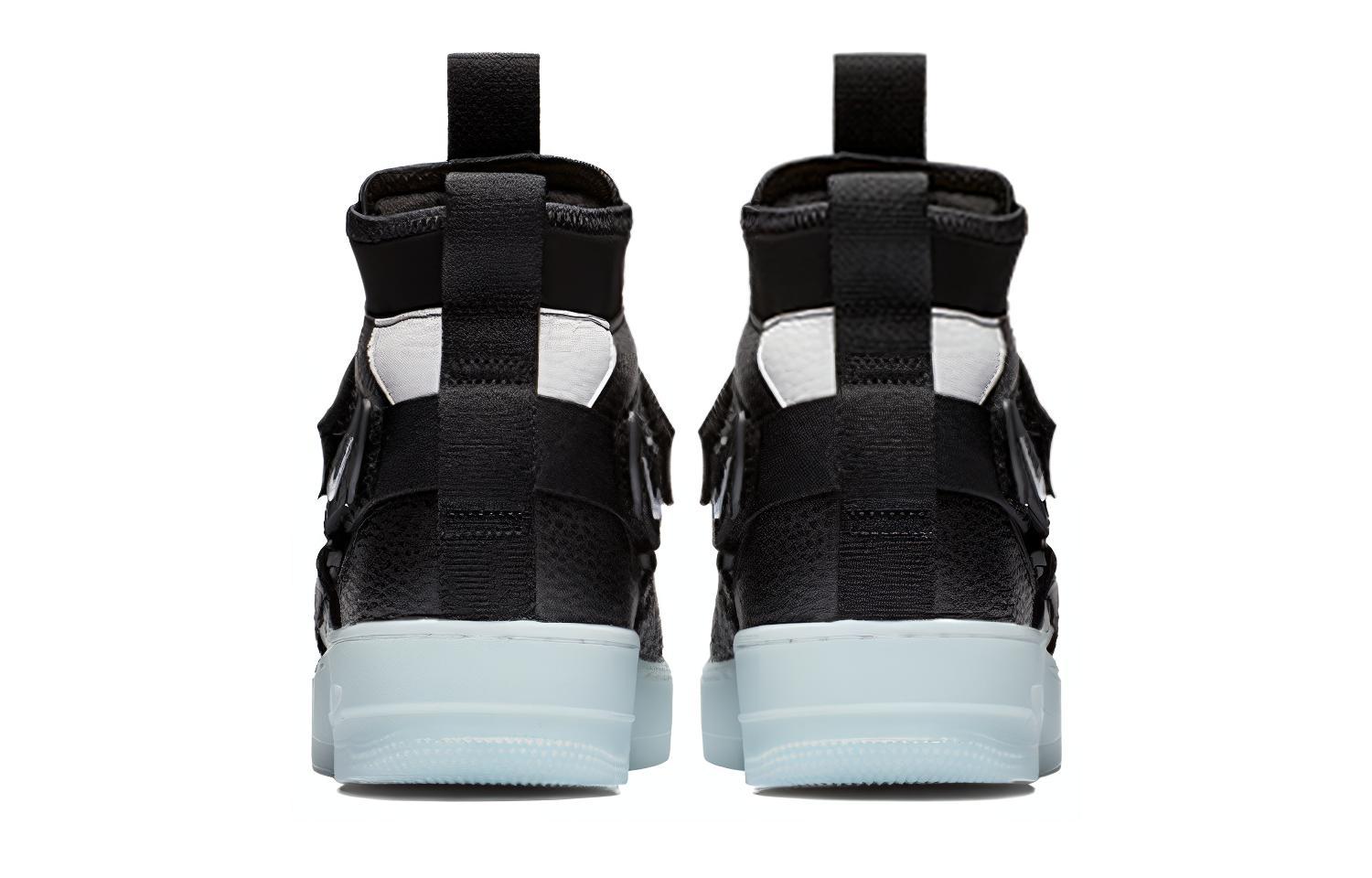 Мужские кеды Nike Air Force 1 Utility (черно-синие) — фото 4