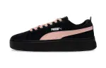 PUMA Suede Platform Slip Resistant Slip Resistant Low top Skateboard Shoes Women's Black