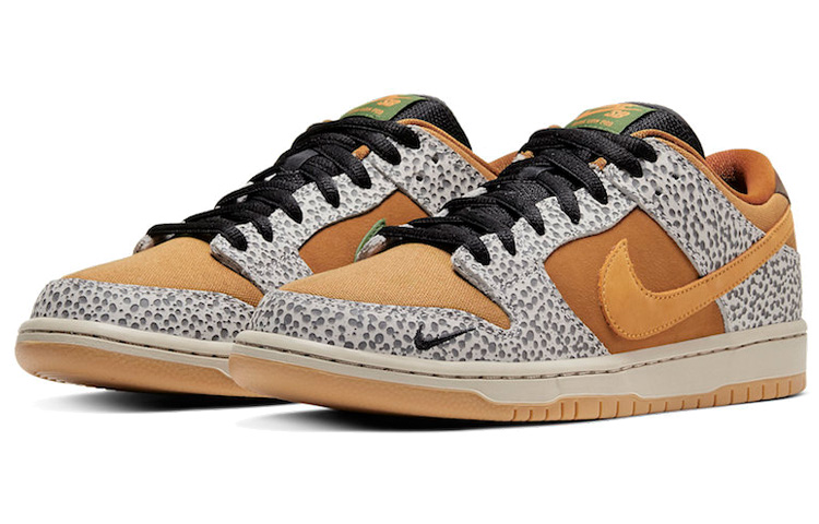 Унисекс кеды Nike Dunk SB "Safari" (коричневые) — Коричневый — фото 3