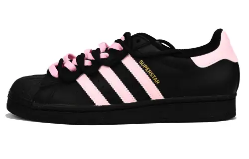 Adidas Originals Pink Ink Sweetheart Vlad Slip Resistant Abrasion Resistant Low top Skateboard Shoes Women's Black Pink