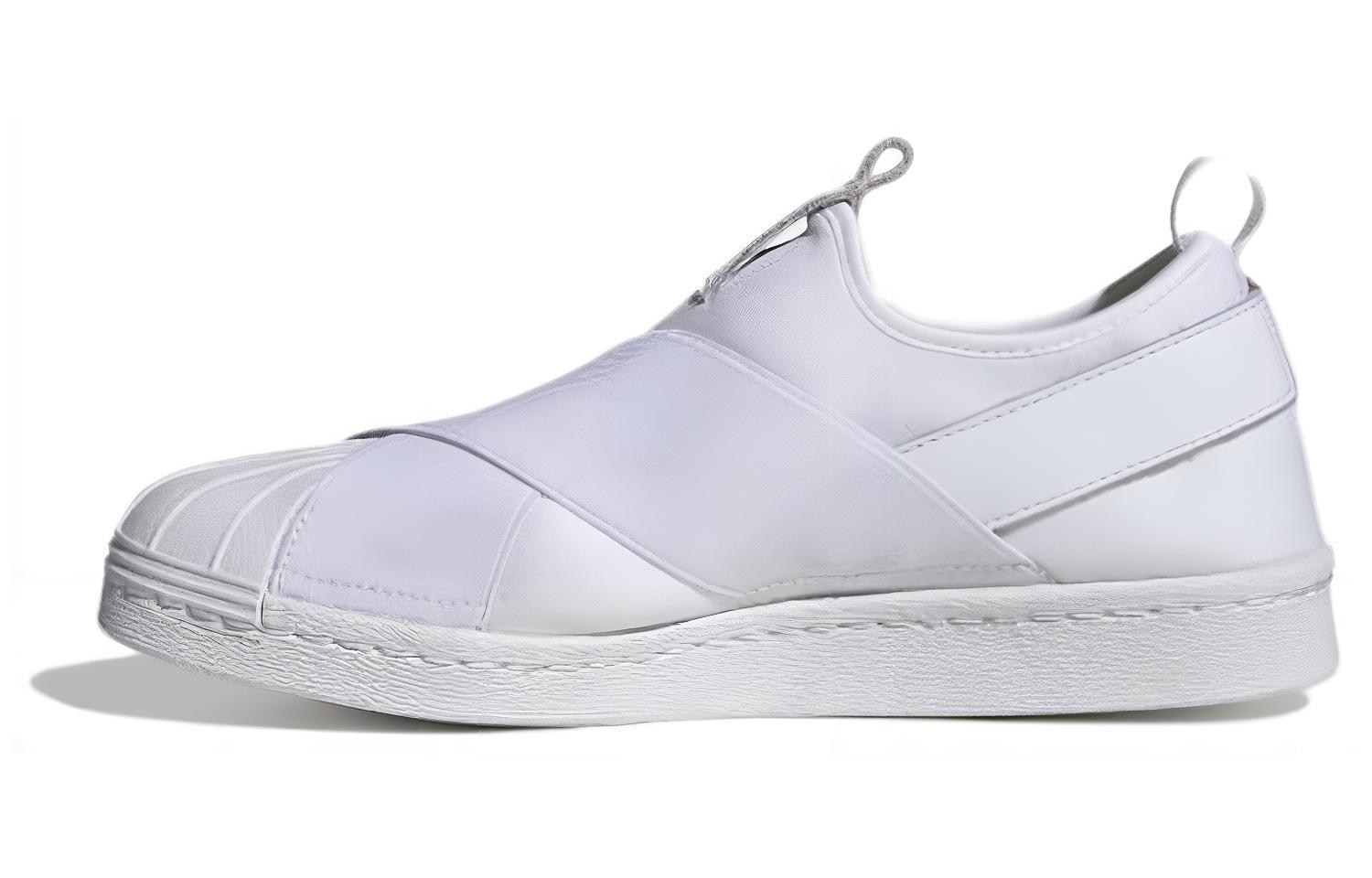 Женские слипоны adidas originals Superstar Slip-On White (белые) — фото 1