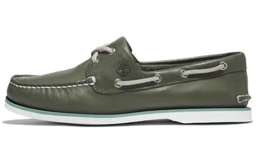 Timberland Skateboard Shoes Men's Low Top Army Green