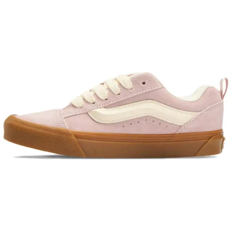Vans Knu Skool Abrasion Resistant Low top Skateboard Shoes Unisex Pink