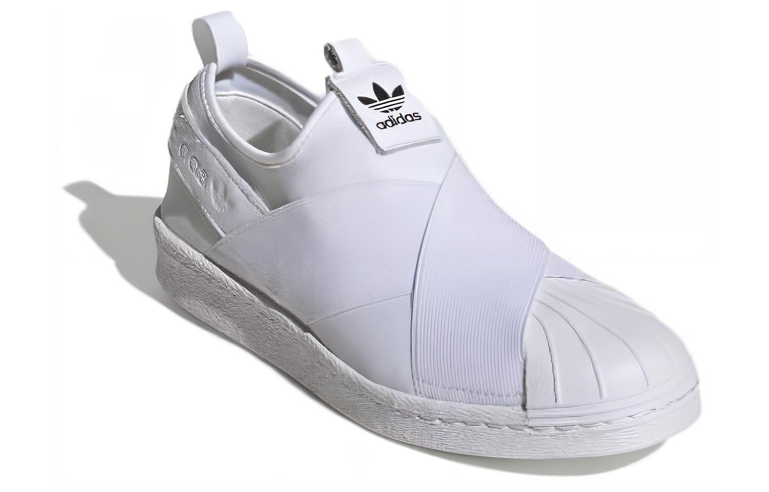 Женские слипоны adidas originals Superstar Slip-On White (белые) — фото 3