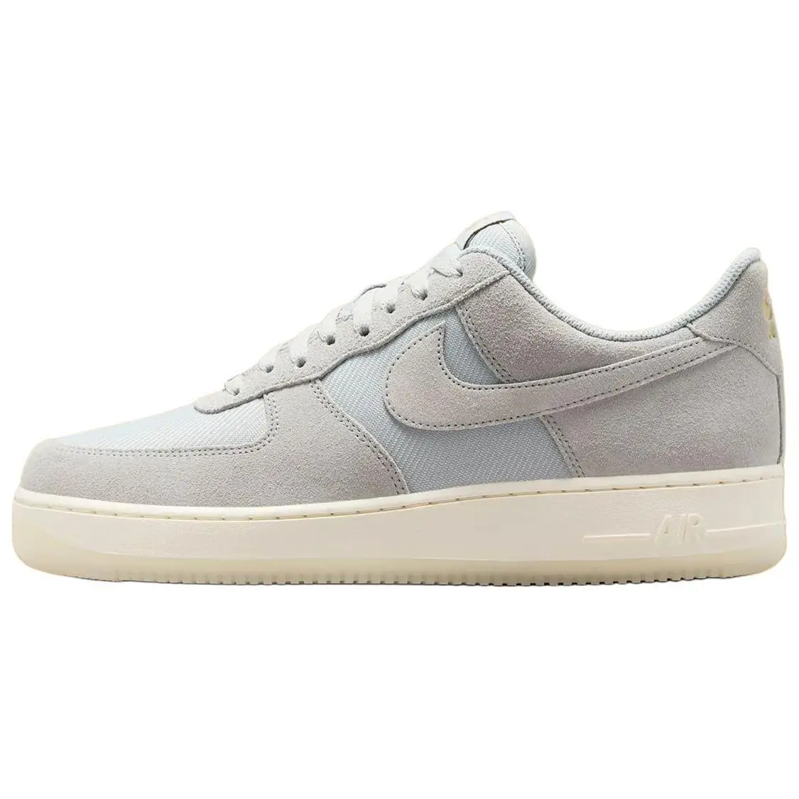 Nike Air Force 1 Low '07 LV8 Light Smoke Grey Metallic Gold Pale Ivory