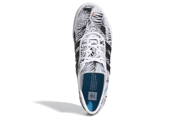 Кеды adidas originals Adiease (бело-черные) — фото 5