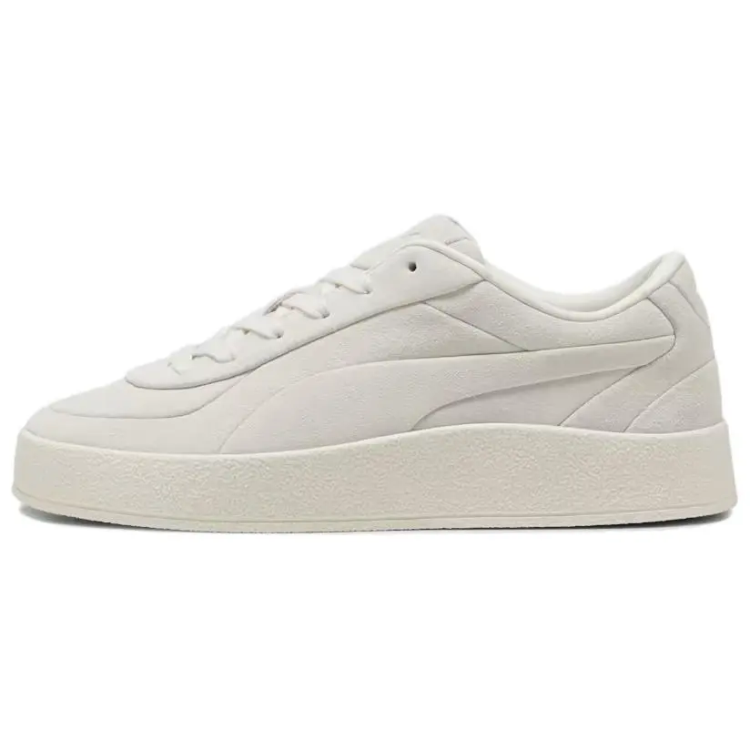 PUMA CA Luxe Low top Skateboard Shoes Unisex Light Beige Gray