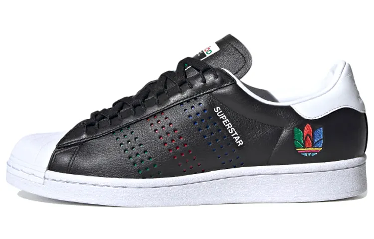 Adidas Superstar 'Colorful Trefoil - Core Black'