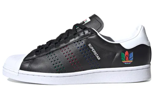 Adidas Superstar 'Colorful Trefoil - Core Black'