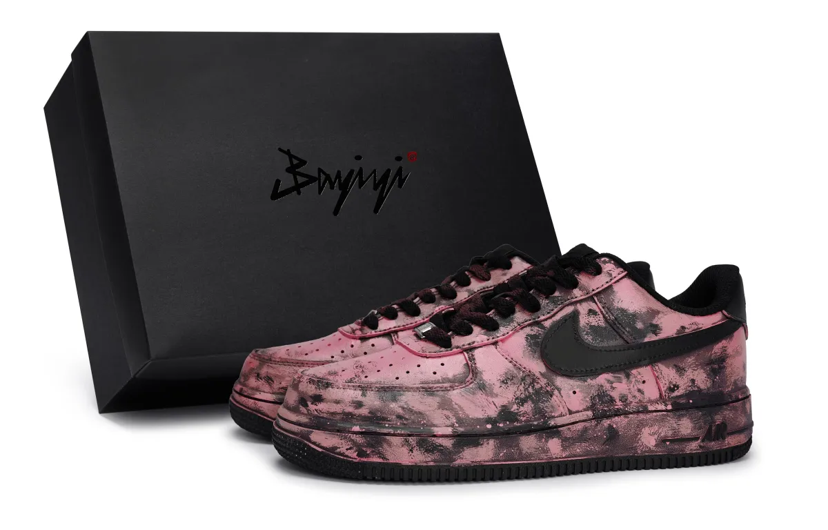 Nike Air Force 1 Slip Resistant Abrasion Resistant Slip Resistant Abrasion Resistant Low top Skateboard Shoes Unisex