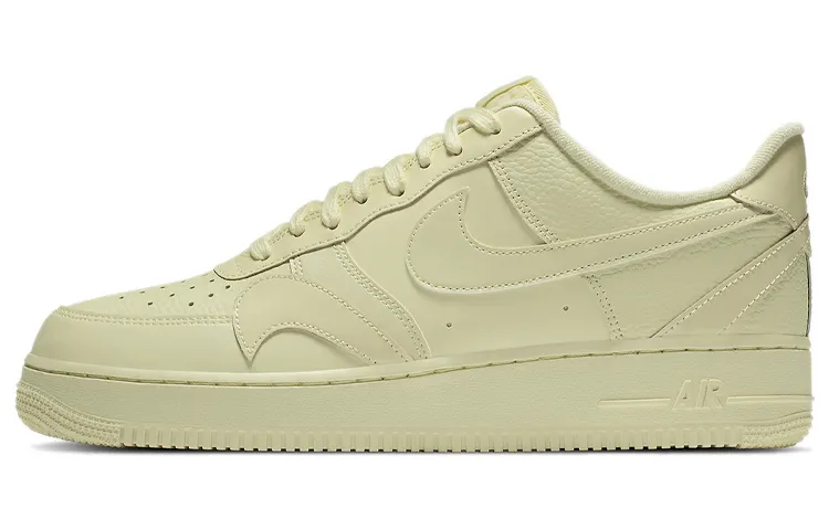 Nike Air Force 1 Low Misplaced Swooshes Pale Yellow