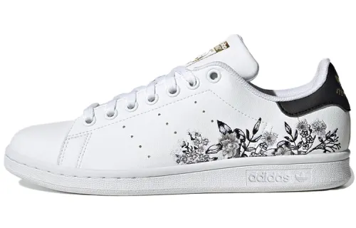 Adidas Originals Stan Smith Black Floral White/Black