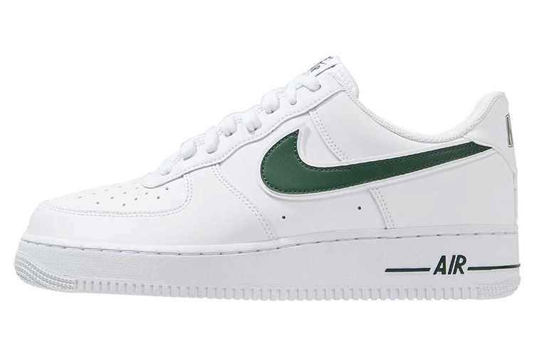 Nike Air Force 1 07 Air Force 1 comfortable and casual low-cut sneakers for men and women, white and green