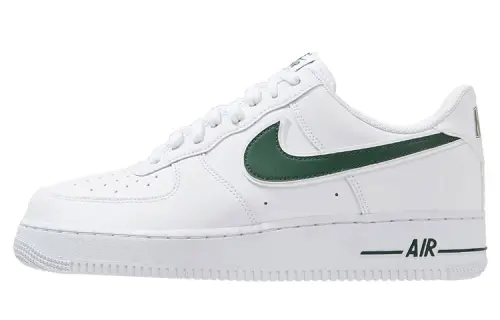 Nike Air Force 1 07 Air Force 1 comfortable and casual low-cut sneakers for men and women, white and green