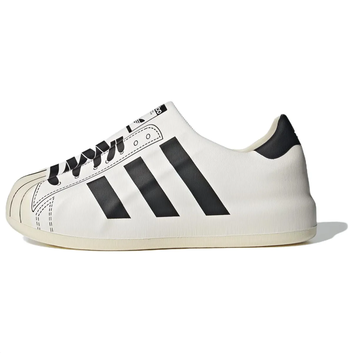 Adidas Originals AdiFOM Superstar Low top Skateboard Shoes Unisex White Black