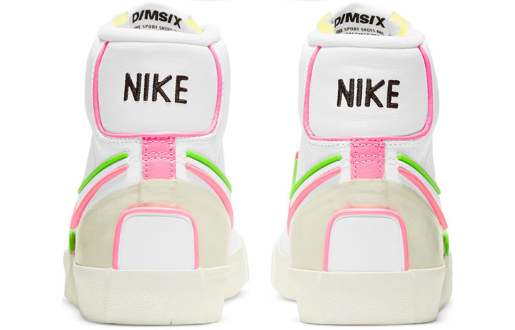 Женские кеды Nike Blazer 77 infinite (бело-красно-зеленые) — фото 5