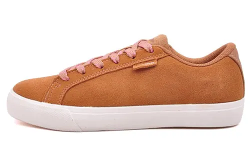 Li Ning Skateboard Shoes Women's Low Top Camel/Snow/Orchid Red