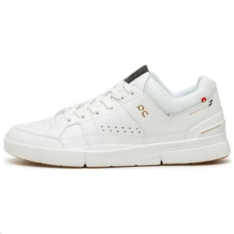 On Club Slip Resistant Abrasion Resistant Low top Skateboard Shoes Men's White