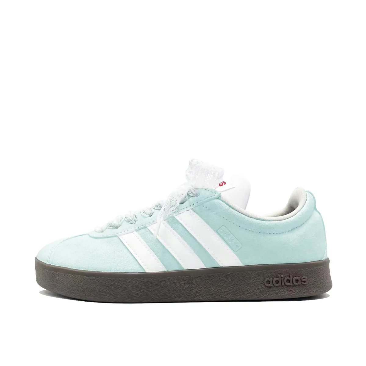 Adidas VL COURT 2.0 Green Journey Abrasion Resistant Abrasion Resistant Low top Skateboard Shoes Unisex Green White