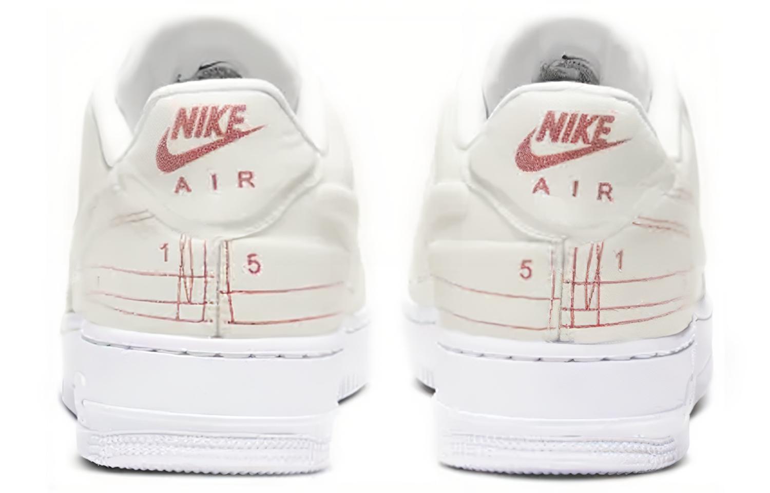 Женские кеды Nike Air Force 1 07 lx (бело-красный) — Белыйкрасный — фото 5