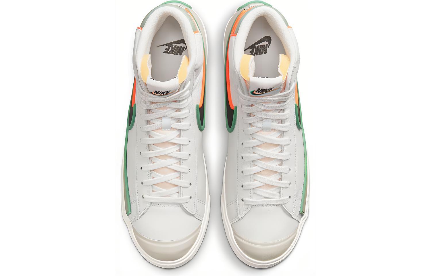 Кроссовки Nike Blazer 77 (бело-серые) — фото 4