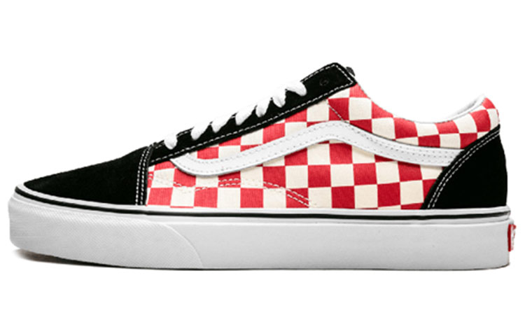 Old Skool Vans 'Red Checkerboard'