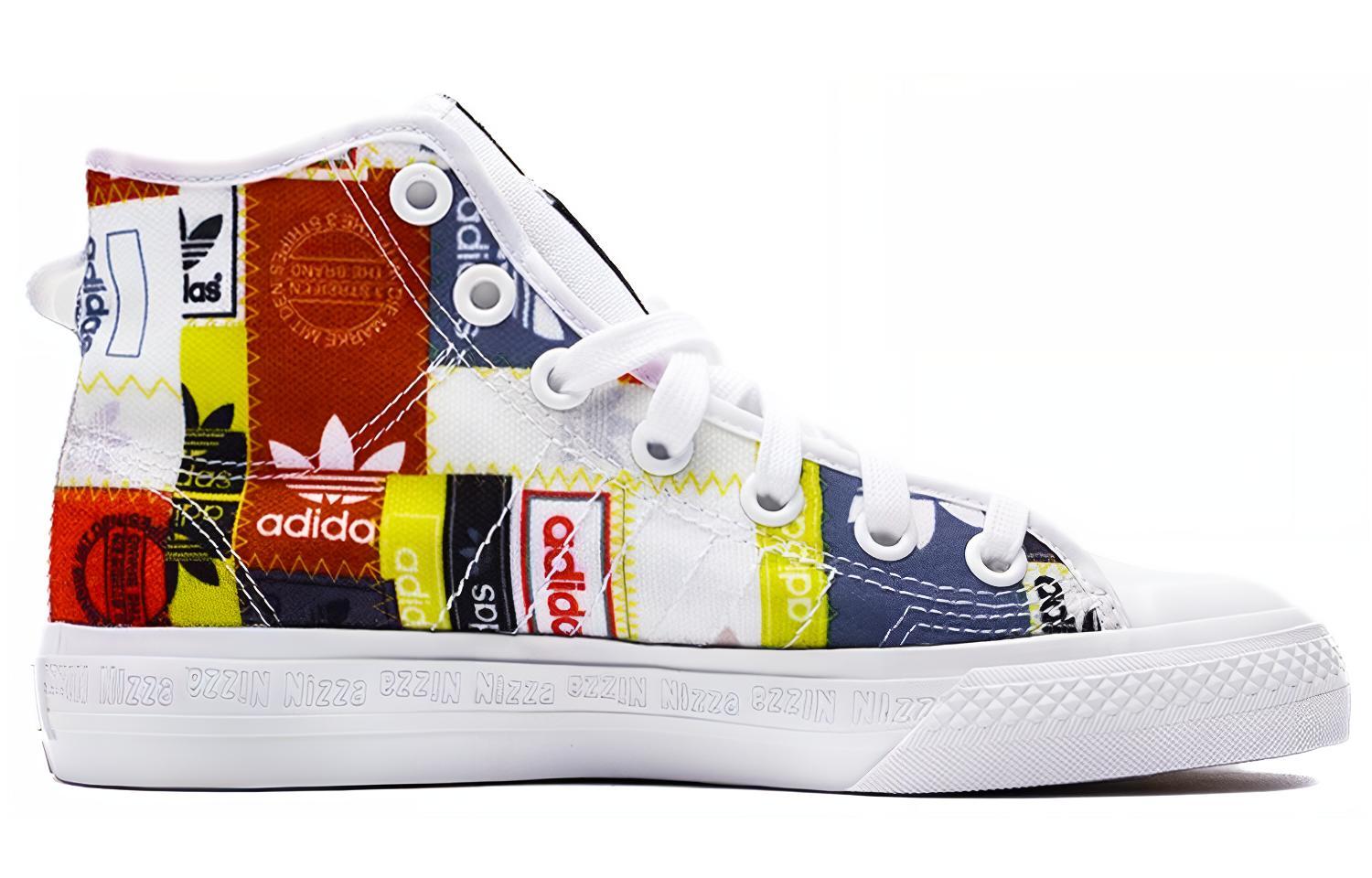 Кеды adidas originals Hi Rf (белые) — фото 2