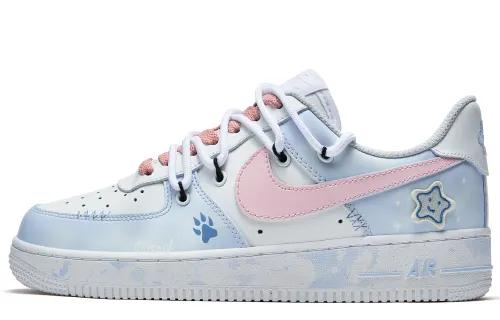 Nike Air Force 1 ADCDAVINCI Custom, Starry Dream Adventure Slip Resistant, Abrasion Resistant, Lightweight