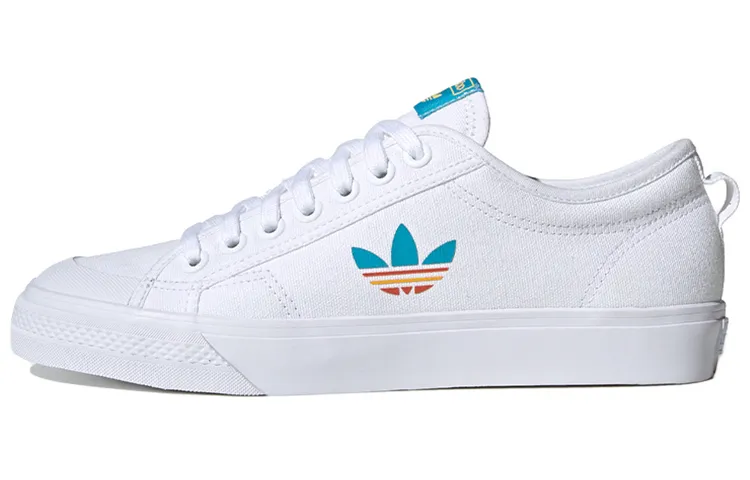 Adidas Nizza Trefoil 'White Blue'
